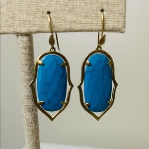 Stella & Dot Amala Chandelier Earrings - Turquoise Kendra Scott